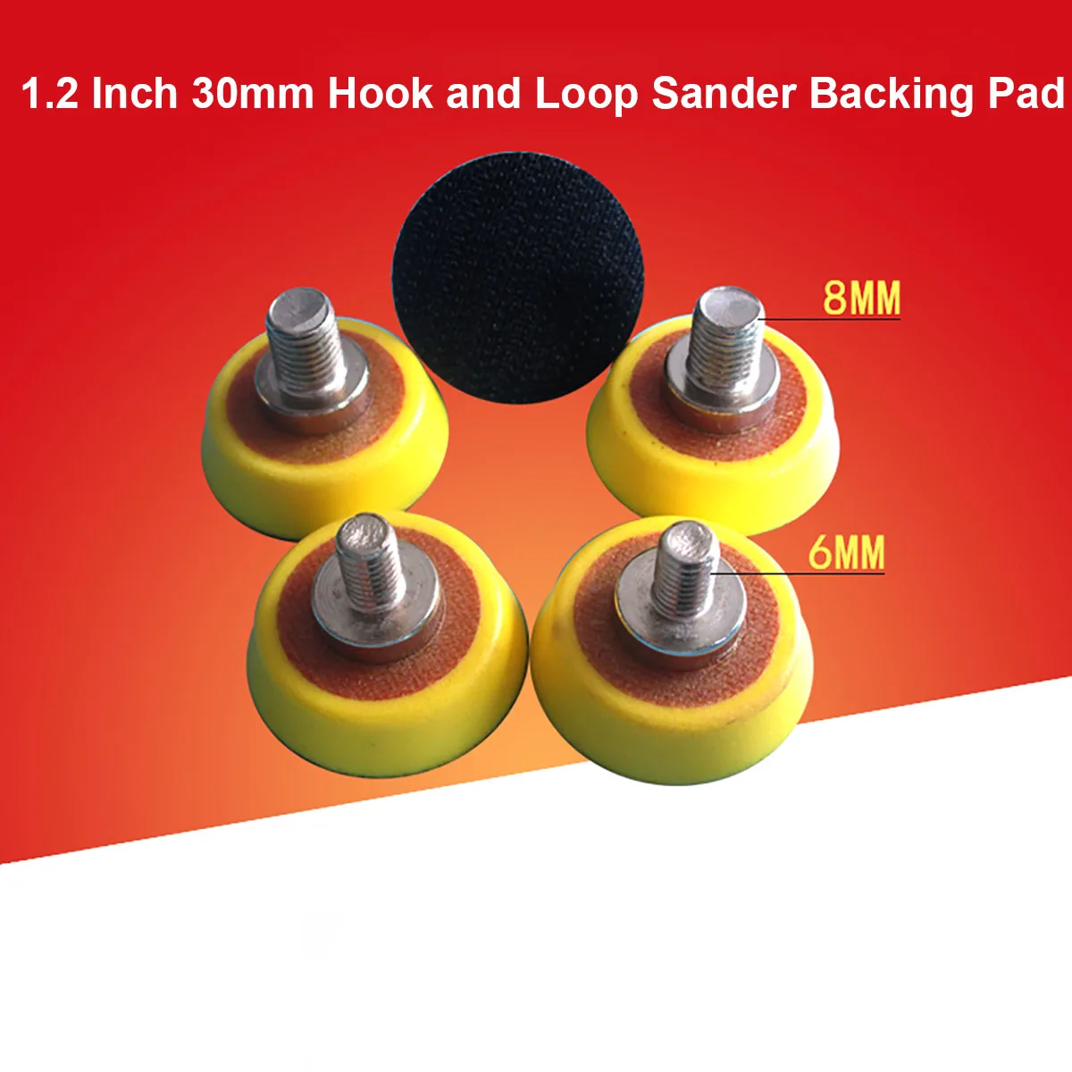 1.2 Inch 30mm Sander Backing Pad Hook & Loop Sanding Disc Sandpaper