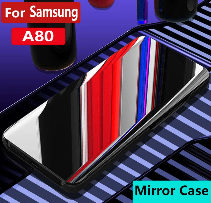Для samsung A80 A90 A2 core чехол для телефона зеркальный раскладушка кронштейн защитный чехол мудрый спящий