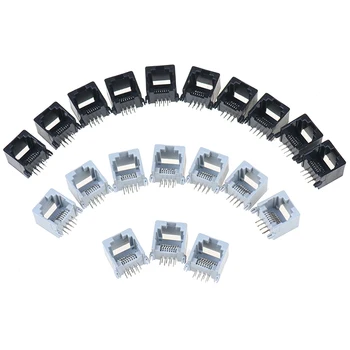 

10pcs/lot RJ45 8P8C Computer Internet Network PCB Jack Socket