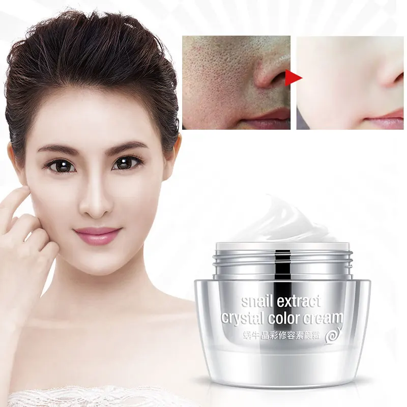 

Face Cream Snail Extract Whitening Nourish Moisturizing Hydrating Smooth Oil-control Snail Liquid Extract Unisex Skin Care 50g