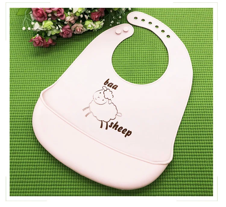 

1PC Kid Infant Bibs Baby Soft Silicone Bib Waterproof Saliva Dripping Bibs Toddlers Children Feeding Tools Boy Girl Bibs Apron