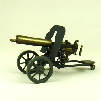 

[Novelty] Scaled Maxim Machine Gun Diecast Model the First World War Decor Craft Ornament for Art Collection Souvenir Gift