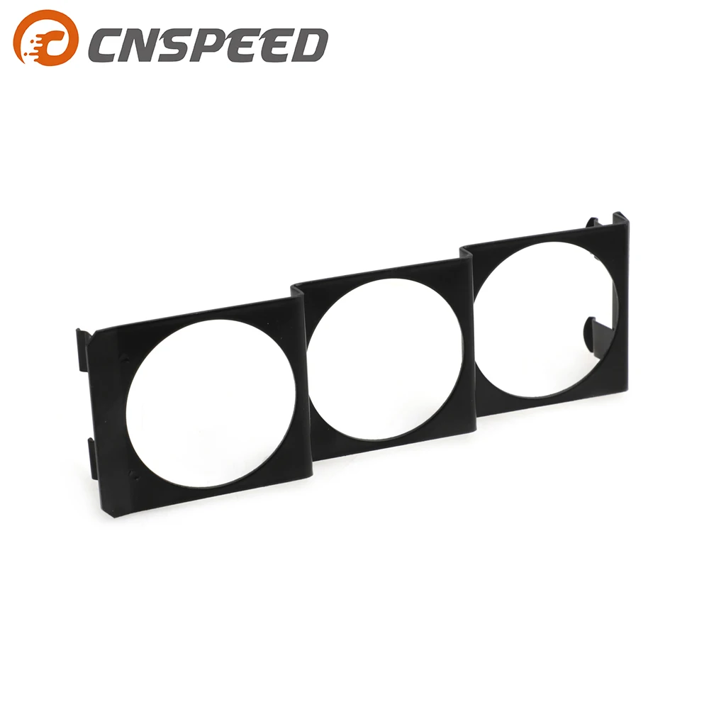 Car Meters Holder Universal 3 Hole 52mm Single DIN Radio Slot Pod Auto Triple Gauge Meter Panel Mount Dash Panel Pod