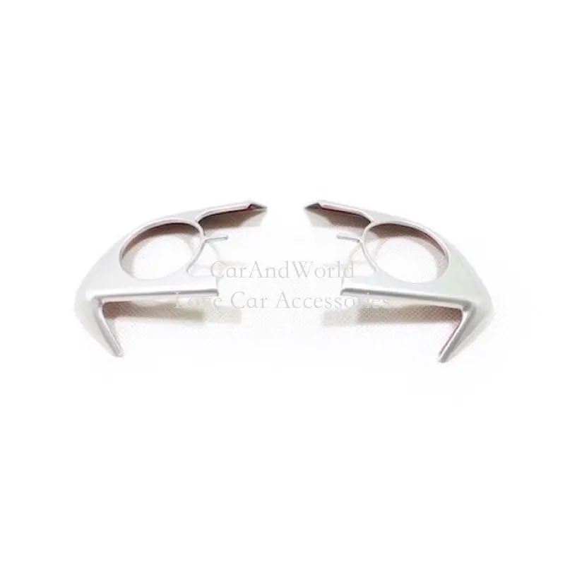 04-silver 2pcs Внутреннее рулевое колесо шесть часов рамка с блестками Кнопка Крышка отделка из углеродного волокна для новых Toyota Corolla автомобильные аксессуары - Цвет: 04-silver 2pcs