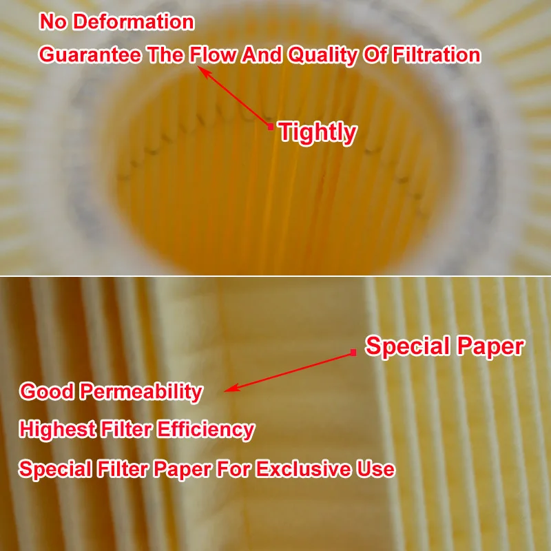 Cinco (5 pces) filtros de óleo para