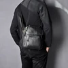 Genuine Original Leather Male Casual Shoulder Messenger bag Cowhide Fashion Cross-body Bag 9