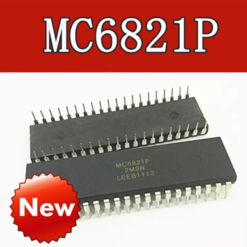 

10 шт., адаптер периферийного интерфейса DIP-40 MC6821P MC6821