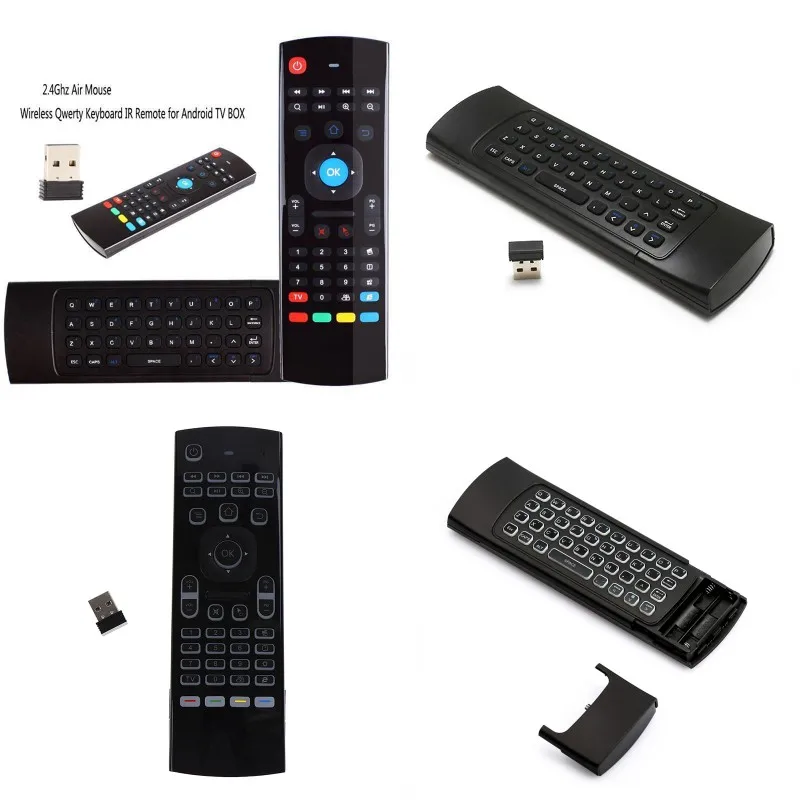 1pc MX3 MX3-L Backlit Air Mouse T3 Smart Remote Control 2.4G RF Wireless Keyboard for X96 Tx3 Mini A95X H96 Pro Android TV Box