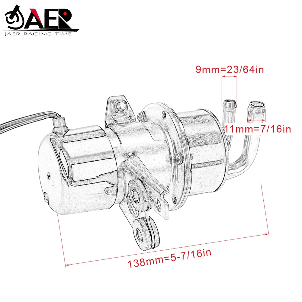 JAER топливный насос мотоцикла для Yamaha YZF R1 R6 V MAX VMX12 VMAX12 FZS1000 FZ1 YZF1000R Thunderace 5EB 13907 00 4SV 00|
