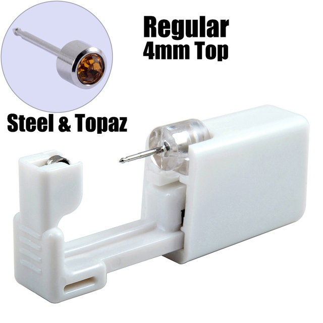 Disposable Self Ear Piercing Gun Sterile Cartilage Tragus Helix Piercing Unit NO PAIN Piercer Tool Machine Kit With Stud