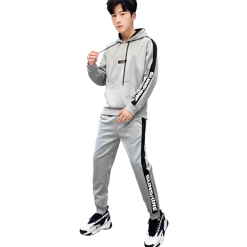 Мужские зимние костюмы, роскошные толстовки с капюшоном, штаны с ...