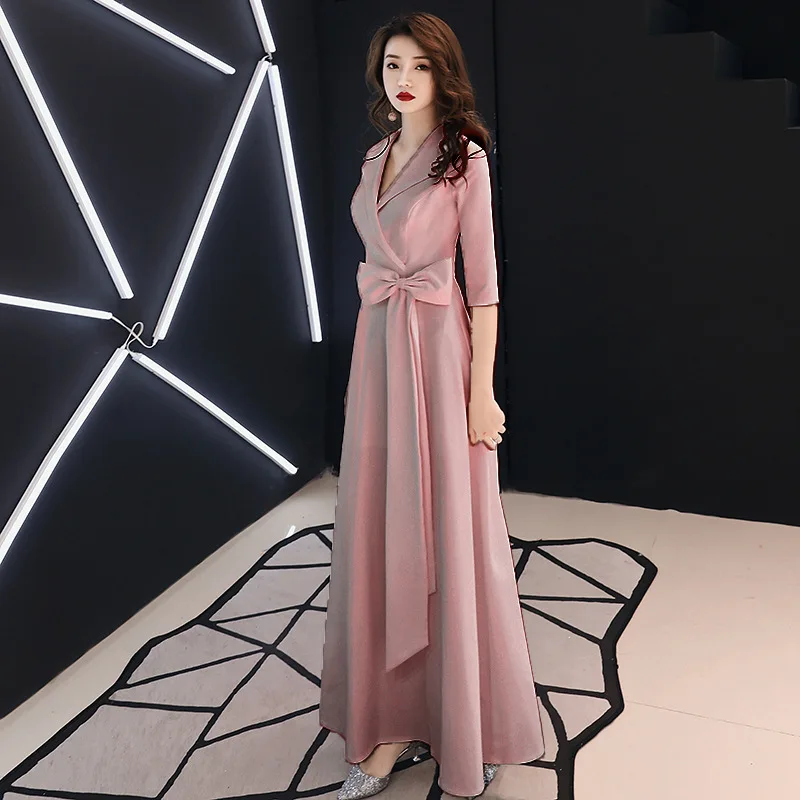 Banquet Elegant Evening Gown Women's New Style High-End Glorious Annual General Meeting Host Slim Fit Slimming Dress Long