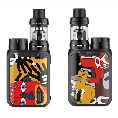 Набор электронных сигарет Vaporesso Swag 18650 TC коробка мод с 3,5 мл NRG Vape Танк GT Core испаритель Набор для начинающих VS Voopoo Drag - Цвет: EM
