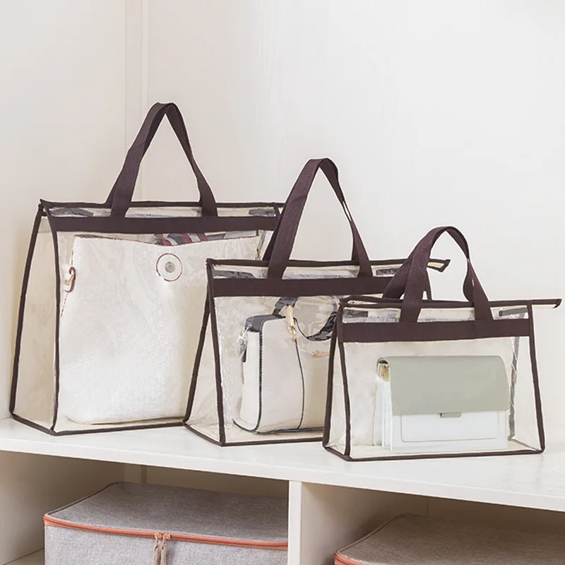 

Bag Dust Bag Transparent Portable Breathable Storage Bag