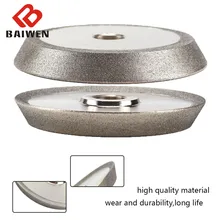 Disque de meulage en diamant galvanisé, coupe de 78mm, disques de meuleuse à 60 °, cercle en acier au tungstène, outils rotatifs de polissage