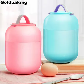 

Thermos Food Jar Insulated Lunch Container Vacuum Insulated Lunch Box Leak Proof Cold Hot Food Container with Foldable Spoon