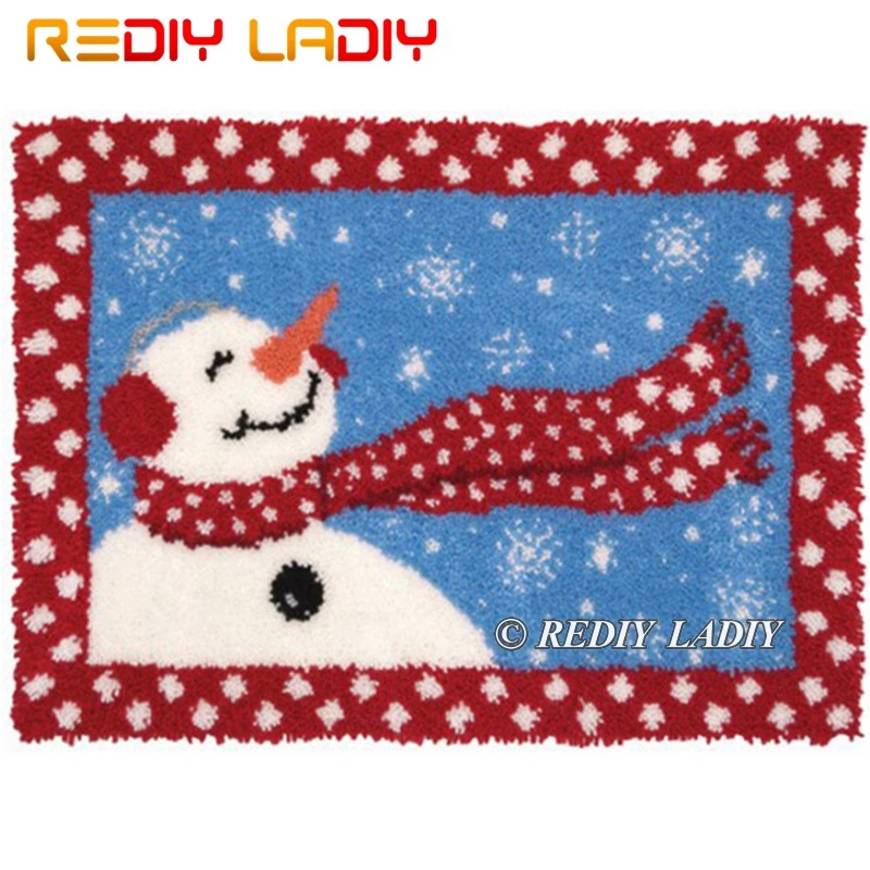 ^*Best Offers Latch Hook Kits Make Your Own Rug Snowboy & Scarf Tapestry Crochet Cushion Mat DIY Carpet Rug Pre-Printed Canvas Hobby & Crafts ^*Best Offers Latch Hook Kits Make Your Own Rug Snowboy & Scarf Tapestry Crochet Cushion Mat DIY Carpet Rug Pre-Printed Canvas Hobby & Crafts