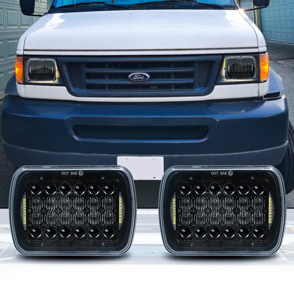 

new 5x7 inch 7'' Square headlight Hi/Lo Beam for 1986-1995 for Jeep Wrangler YJ and 1984-2001 Jeep Cherokee XJ