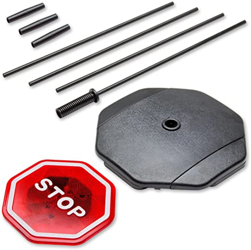 

Car Flashing LED Light Garage Parking Signal Stop Sign LED Stop Sign Parking Assistant for Garage Flashing Signal