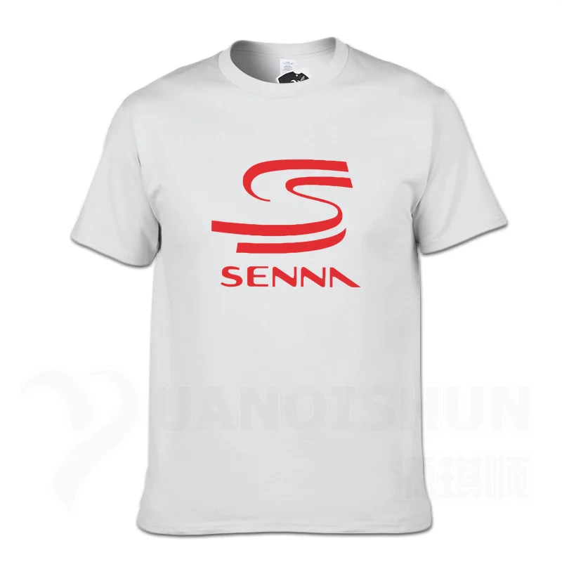 White 2 Мужская футболка HERO F1 AYRTON SENNA, мужские футболки, мужская хлопковая футболка с коротким рукавом, Мужская Футболка, большой размер, Camiseta Hombre - Цвет: White 2