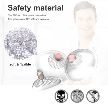 10 Speed Nipple Sucker Vibrator Electric Breast Pump Nipple Chest Vaginal Suction Cups Breast Enlarge Massager Sex Toy for Women 4