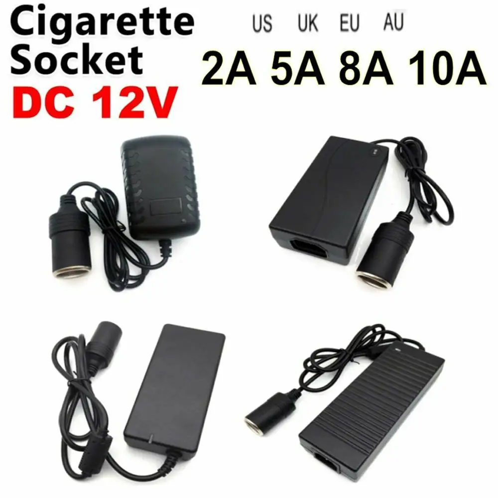 AC 100V-240V 110V 220V DC/DC 12 В автомобильного прикуривателя AC/ DC Мощность конвертер адаптер
