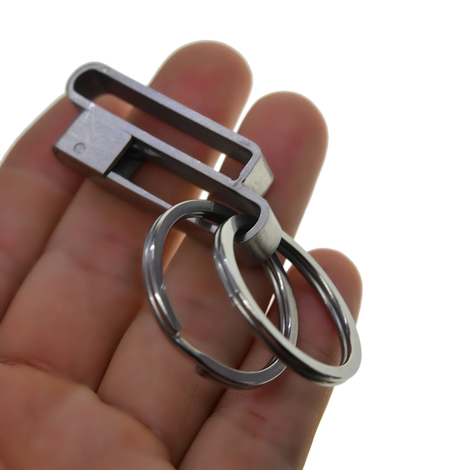 HEXHUASR 1 X Cintura In Ottone Massiccio Gancio A U - Foto 8