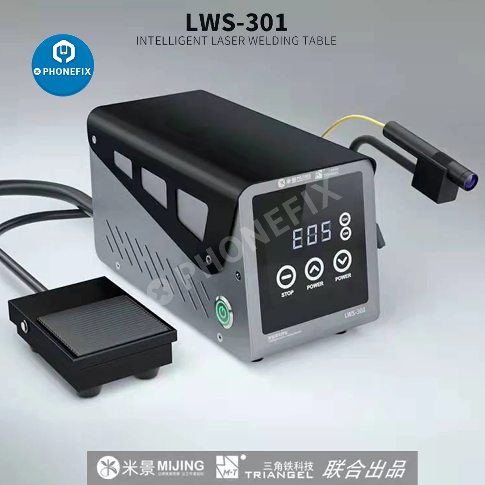 

M-Triangle/Mijing WLS-301 intelligent Laser Soldering Station Motherboard BGA free hot gun IC Disassembly CPU Degumming Repair