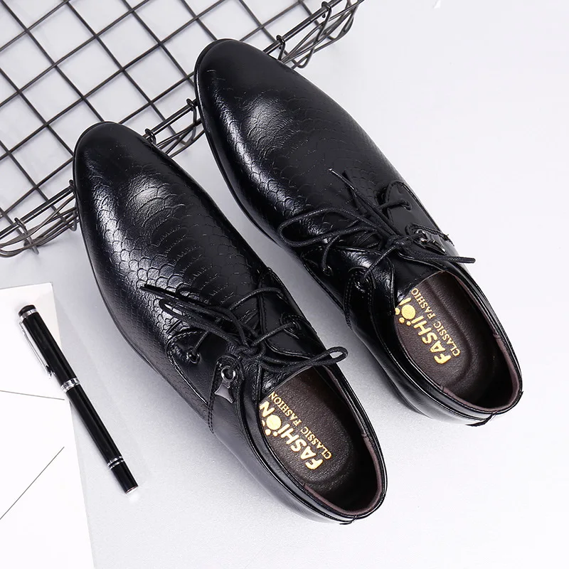 

Plus Size Men Shoes Business Man Leather Shoes45 46 47 48