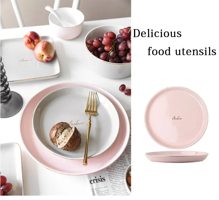 Ceramic-Pink-Gray-tableware-plate_08