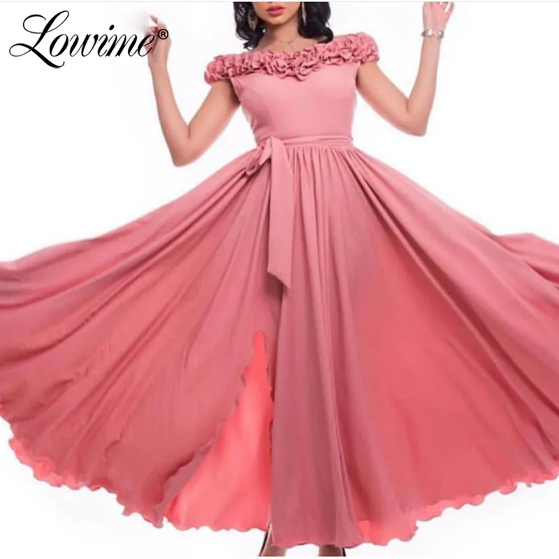 Розовое марокканское женское платье Среднего Востока арабское мусульманское