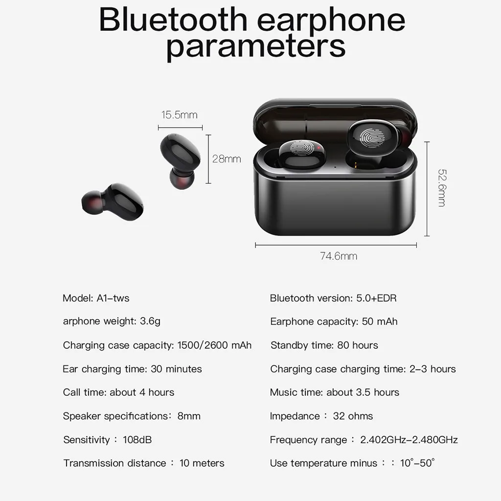 Bluetooth наушники подарки в Уши Беспроводные наушники стерео наушники Спортивная гарнитура с микрофоном с зарядной коробкой fone de ouvido