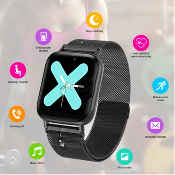 

Q10 Smart Watch Heart Rate Moniter Fitness Tracker Band Full Touch Screen Double Band Replaceable IP67 Waterproof Smart watch