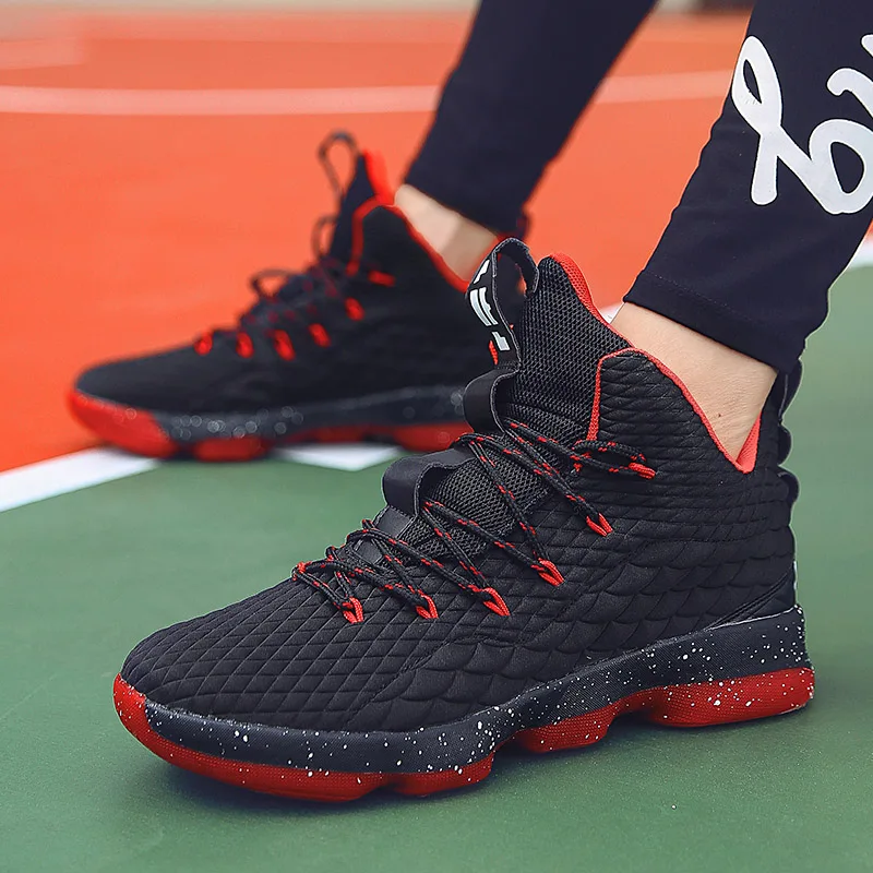 Мужская баскетбольная обувь Jordan кроссовки Jordan 11 Lebron 15 Kyrie 5 кроссовки Zapatillas Баскетбол Hombre дышащие Uptempo ботинки