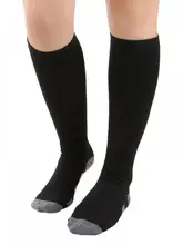 Hot-Selling Unisex Solid Pressure Circulation High Quality Hose Compression Socks Knee High Orthopedic Support Cotton Socks