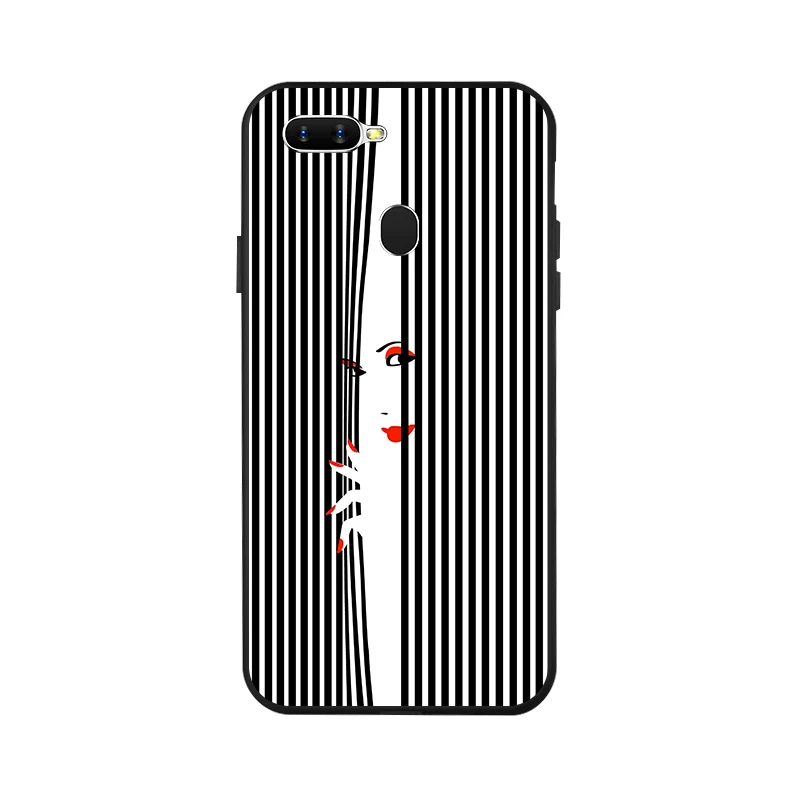 Чехол для Oppo A7 AX7, мягкий чехол с рисунком, чехол для телефона OPPO A5S A7 A 7 ax7 a x7, чехол s OPPOA7 CPH1901, чехлы - Цвет: X018