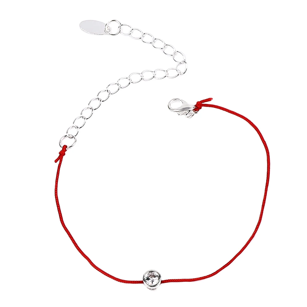 silver 1 шт. Серебряный/золотой красный счастливый плетеный канат ручной унисекс ручной шнурок простые браслеты со стразами на запястье простой Повседневный стиль - Окраска металла: silver
