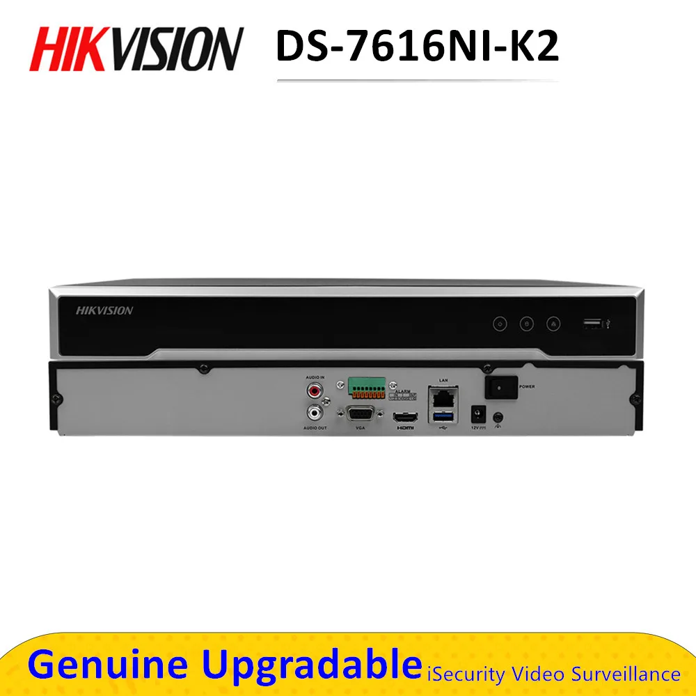 Hik DS 7616NI K2 16CH Max поддерживает 8MP IPC 4K H.265 NVR английская версия сетевой цифровой