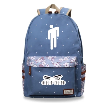 

Billie Eilish Backpack Women Girls Back to School Gift Backpacks Children Surprise Gift School Canvas Bags Fashion Bookbags