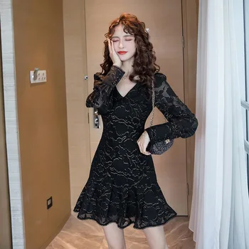 

L Cross Border Dress 2020 Autumn Clothing New Style Debutante WOMEN'S