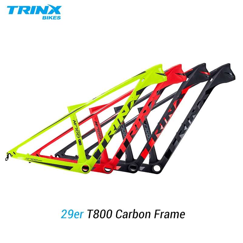 Карбоновая рама для велосипеда TRINX 29er T800 карбоновая MTB светильник вес горный