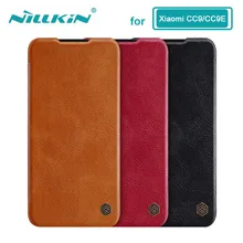Caes Для Xiaomi Mi 9 Lite CC9 CC9E CC 9 9E Nillkin Qin серии из искусственной кожи флип-чехол для Xiaomi Mi A3 чехол