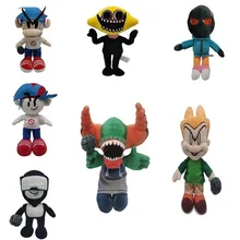 Peluche de dessin animé le vendredi soir, Funkin, jouet de jeu de Combat, la folie du Clown, cadeau, décor de chambre Kawaii