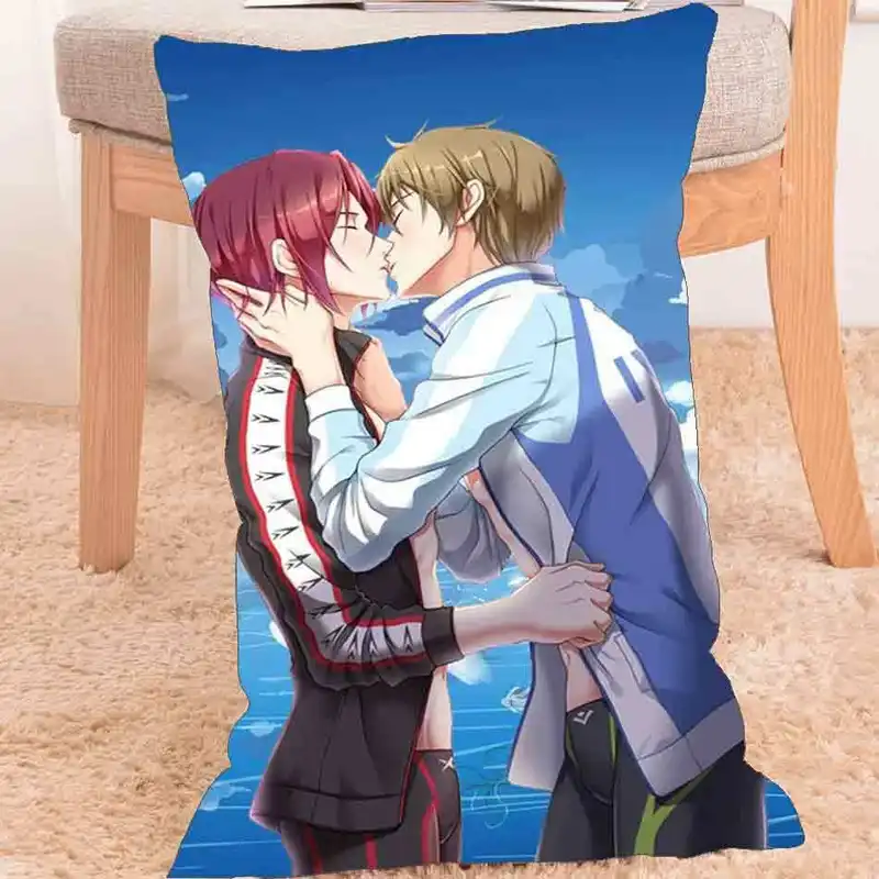 アニメ送料凛松岡凛松岡キス抱き枕ケースカバーダブルサイド家の装飾 Pillow Case Aliexpress