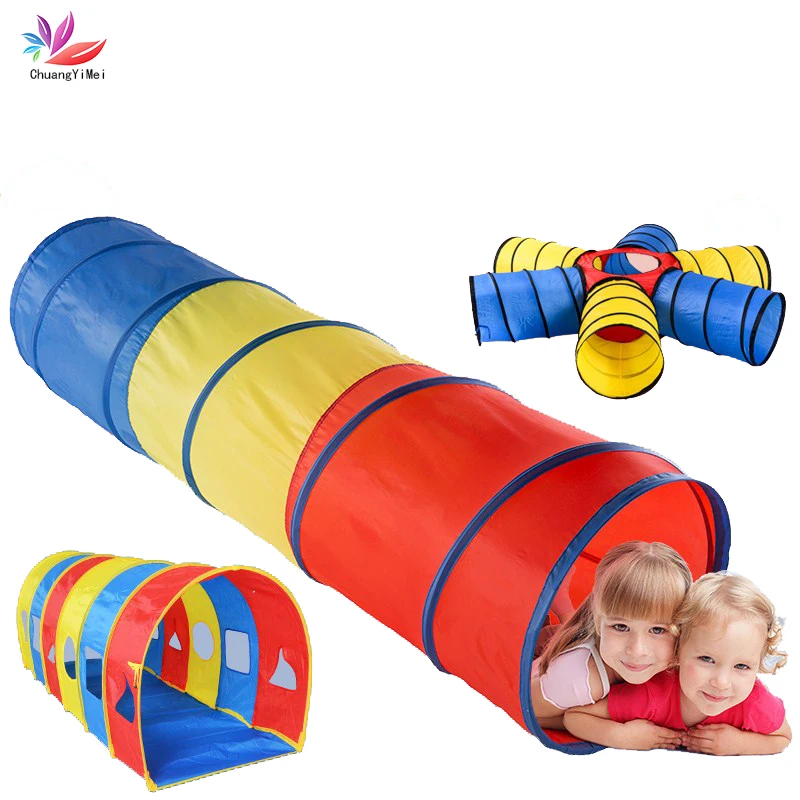 Kids Play Tunnel Game Toddle Baby Crawl Tube Toy for Outdoor Indoor Garden 