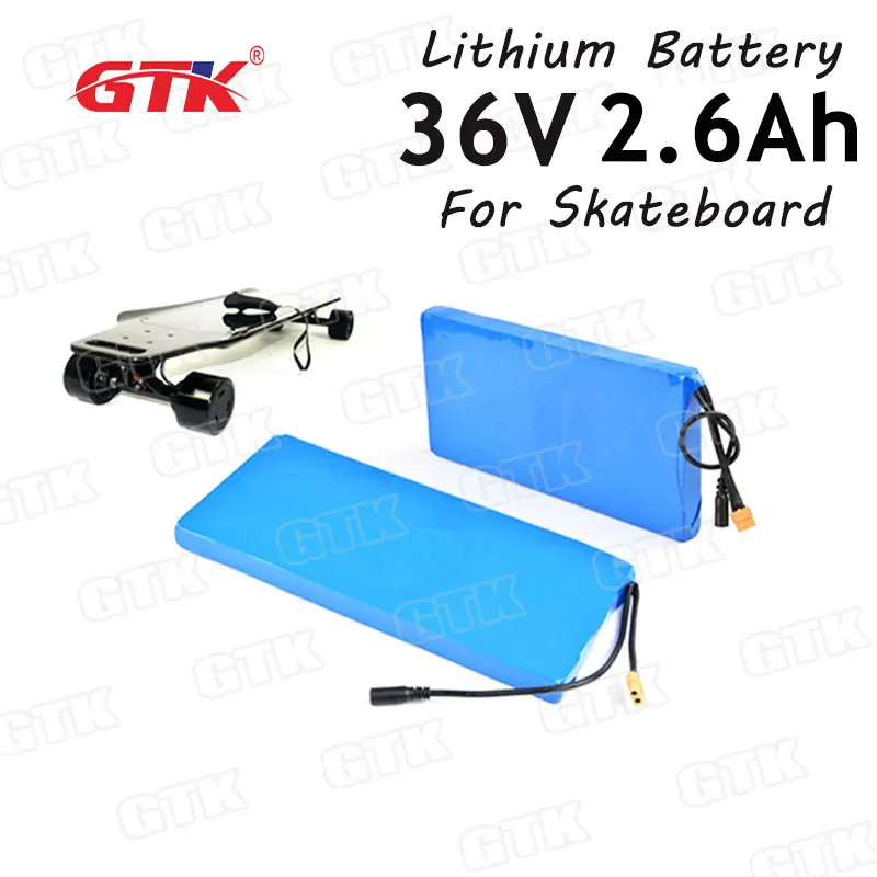 

36v 2.6Ah lithium ion battery 2600mAh 18650 10S1P with BMS for Electric twist car hoverboard Balance car