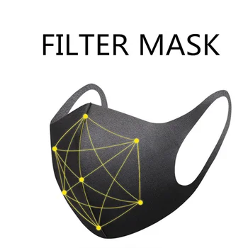 

20PCS Fast Shipping Polyurethane Dustproof PM2.5 Pollution Half Face Mouth Mask With Breath Washable Reusable Muffle Respirator