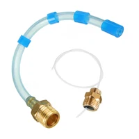 2x Car Accessory Liquid Water Pipe Hose Tube Connector Copper For Tornador Cleaning Wash Washing Gun Parts Accessories 2