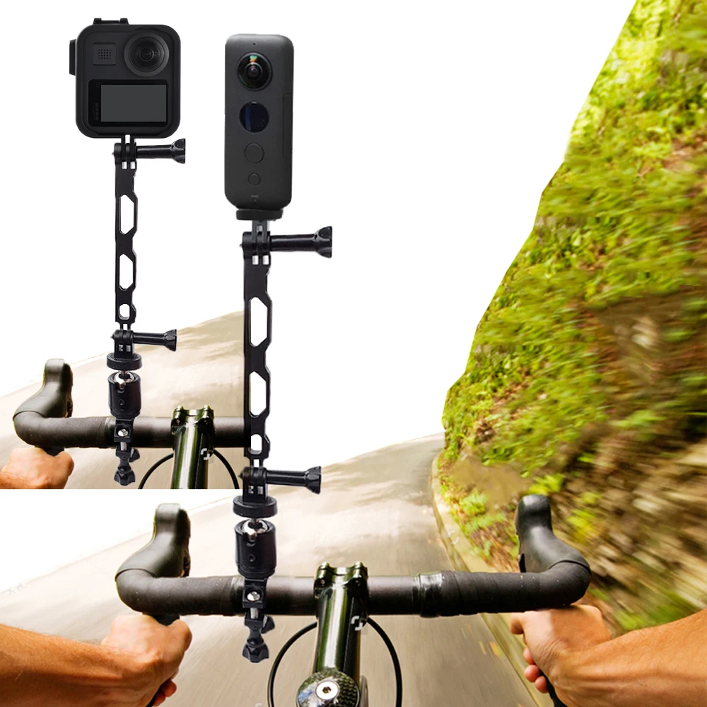 360 Degree Rotatable Adjustable Universal Metal Bicycle Motorcycle Handlebar Holder for GoPro Hero 7//6//5//4//3+//3//2// Session Canon Nikon Sony Action Camera TKOOFN GoPro Camera Bike Motorbike Mount