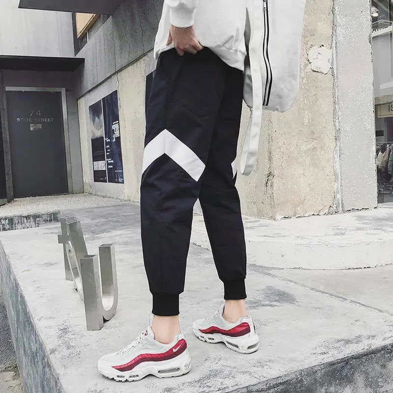 Уличная одежда в стиле хип-хоп, Мужские штаны для бега, модные мужские повседневные брюки-карго, брюки с эластичной резинкой на талии, мужские шаровары